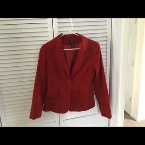 Red velvet jacket